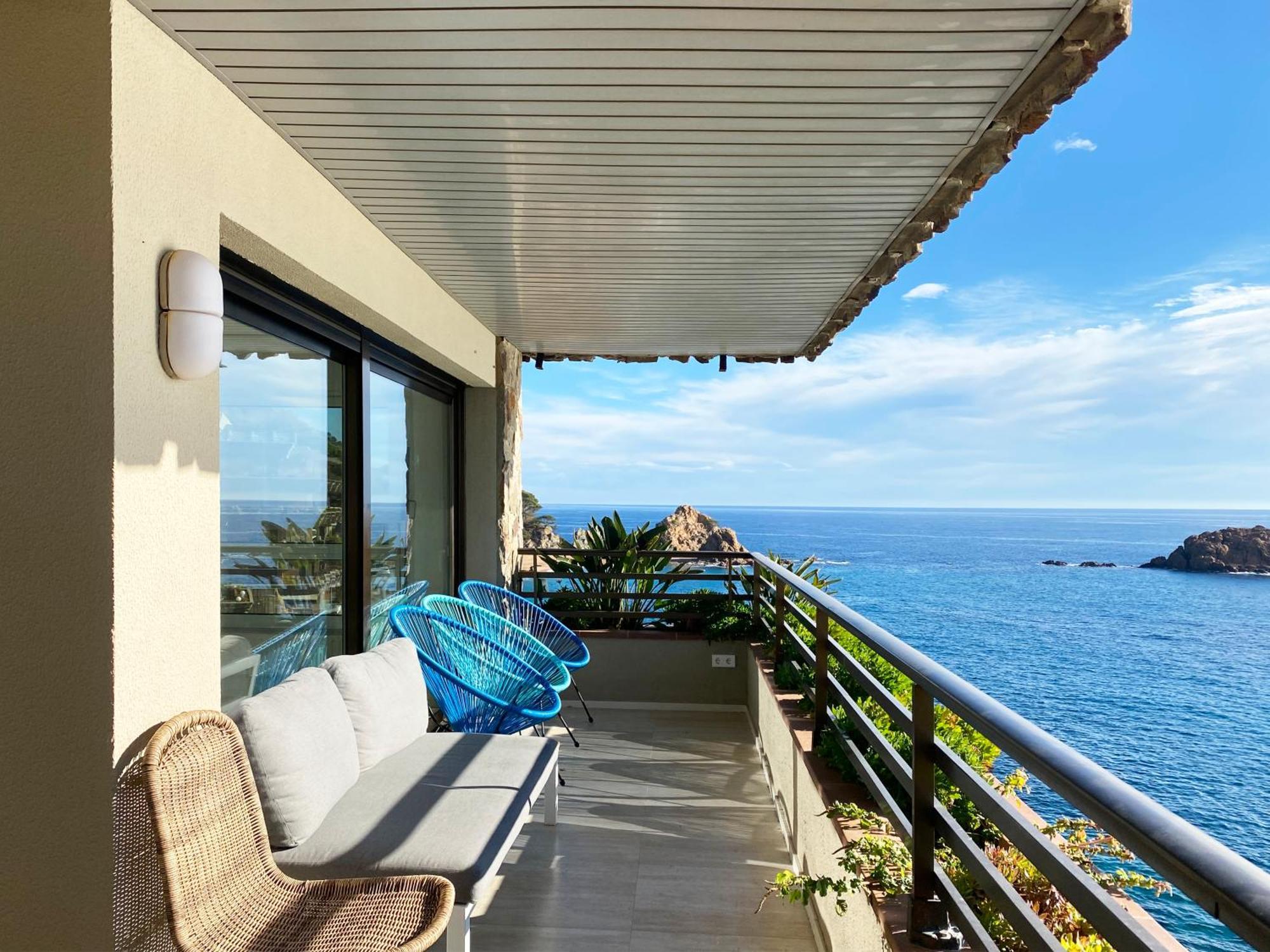 Magnificent Apartment At The Sea Front Of 滨海托萨 外观 照片